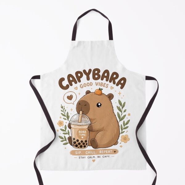 Item preview, Cute capybara boba tea designed and sold by Sixtinebzh.