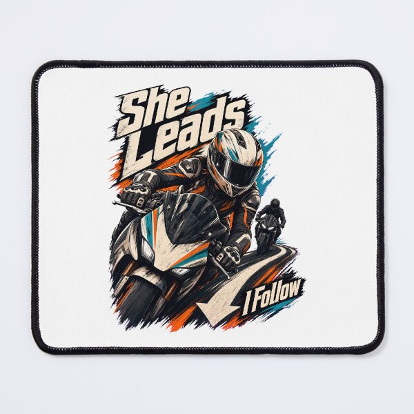 Item preview, Biker Couple – She Leads I Follow designed and sold by pirminio.