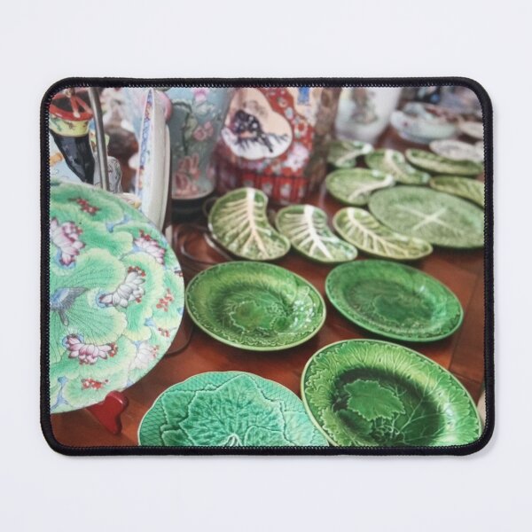 Item preview, Collection of Green Ceramic Plates designed and sold by jsgrbf.