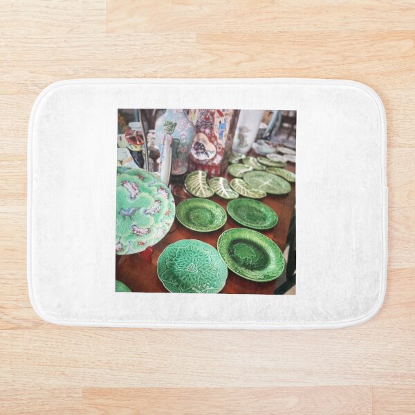 Item preview, Collection of Green Ceramic Plates designed and sold by jsgrbf.