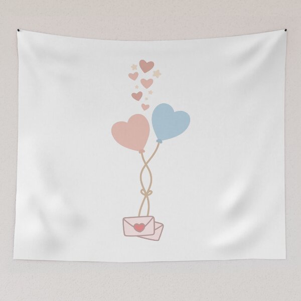 Item preview, Cute Heart Balloons and Love Letters designed and sold by Rehnair.