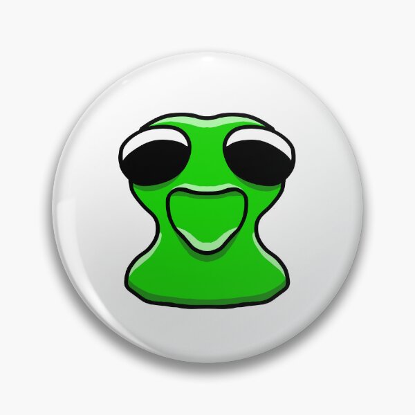 Item preview, Cool Green Alien – Funny Kawaii Sticker Art designed and sold by davidmalec.