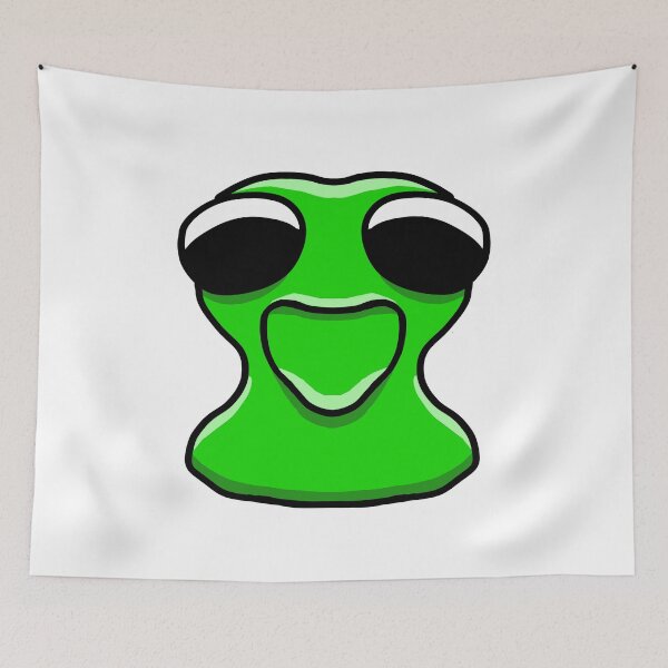 Item preview, Cool Green Alien – Funny Kawaii Sticker Art designed and sold by davidmalec.
