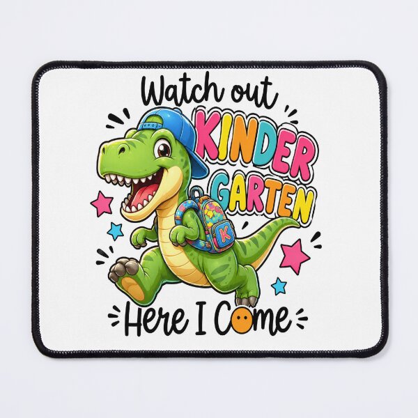 Item preview, Watch Out Kindergarten Here I Come Dino back to school funny.png designed and sold by kotastiart.