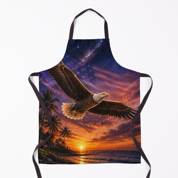 Item preview, Eagle Over Florida's Star-Spangled Sunset designed and sold by alexanderVision.