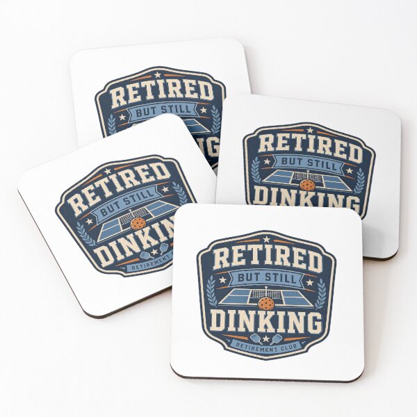 Item preview, Retired But Still Dinking – Retirement Club designed and sold by Soft Panic Studio.