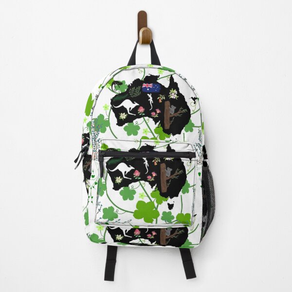 Item preview, Nature of Australia Silhouette Art with Flag designed and sold by V8Green.