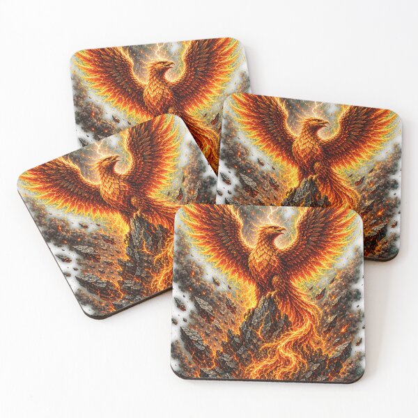 Item preview, Phoenix Fire 6D Design designed and sold by Velora Studio UK.