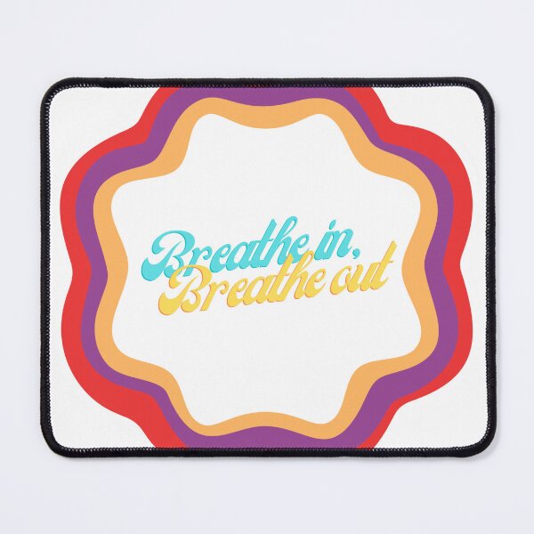 Item preview, Breathe in, Breathe out Sticker Print designed and sold by HueGotThis.