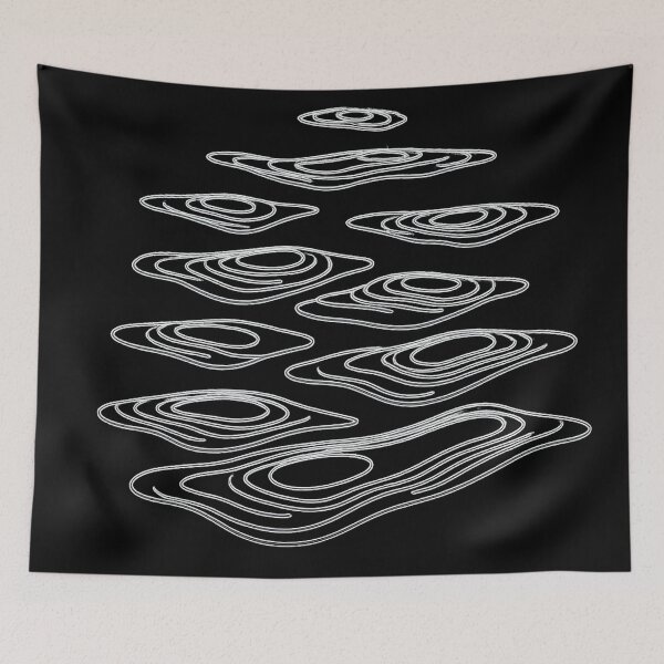 Item preview, Floating Contours | Minimalist Topographic Line Art | Modern Abstract Geometric Wall Art | Transparent PNG designed and sold by rigelcreation.