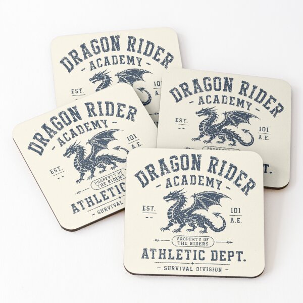 Item preview, Vintage Dragon Rider Academy Athletic Department Crest designed and sold by Imaginationbeyond.