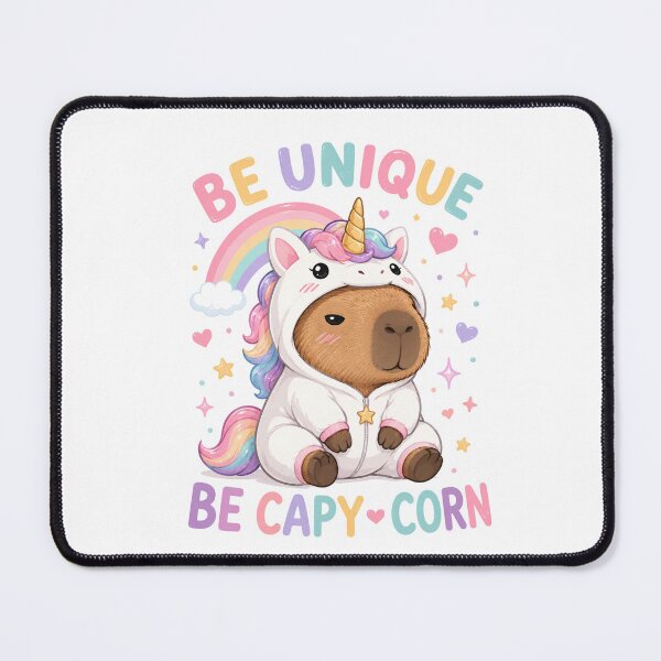 Item preview, Cute kawaii capybara unicorn designed and sold by Sixtinebzh.