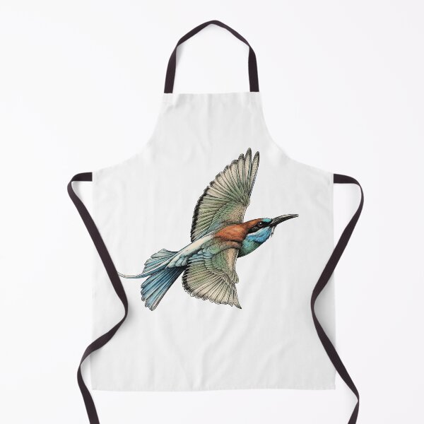 Item preview, Highly detailed scientific illustrations of Blue-throated Bee-eater in a vintage natural history book style designed and sold by wonderisland.