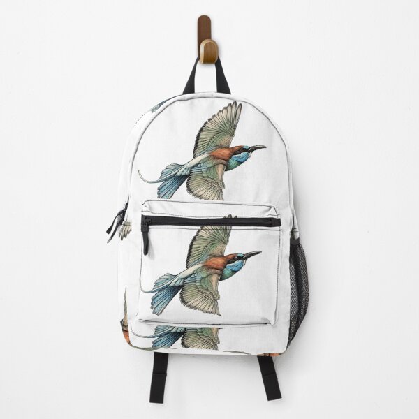 Item preview, Highly detailed scientific illustrations of Blue-throated Bee-eater in a vintage natural history book style designed and sold by wonderisland.