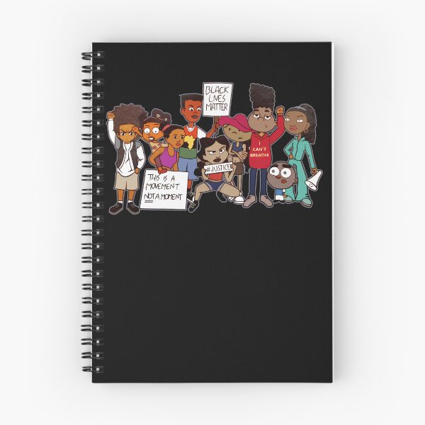 Artikelvorschau, Figuren halten Schilder mit der Aufschrift „Black Lives Matter“ und „Gerechtigkeit“. entworfen und verkauft von lexxiseart.