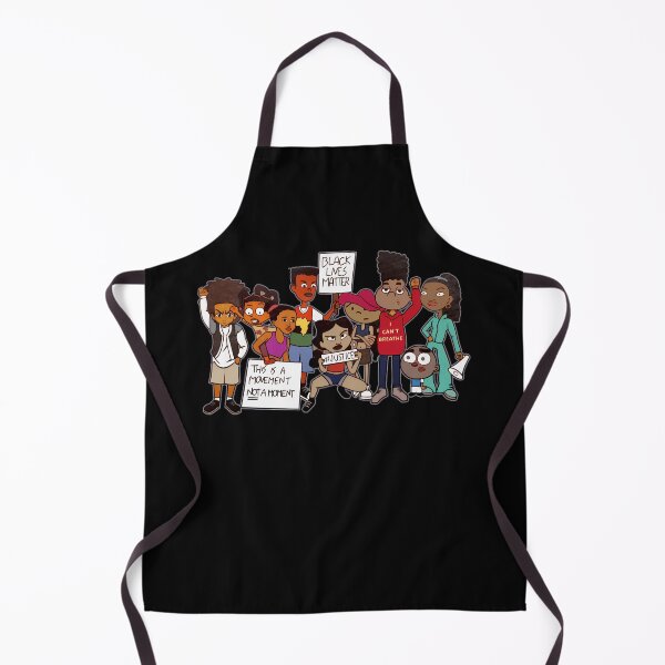 Item preview, Characters Holding Black Lives Matter And Justice Signs designed and sold by lexxiseart.