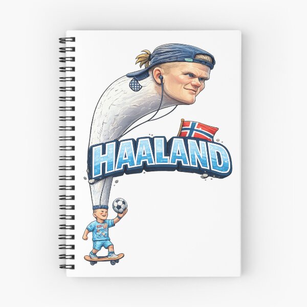 Item preview, Haaland Long Neck Football Cartoon  designed and sold by IRON WINGS /USAF.