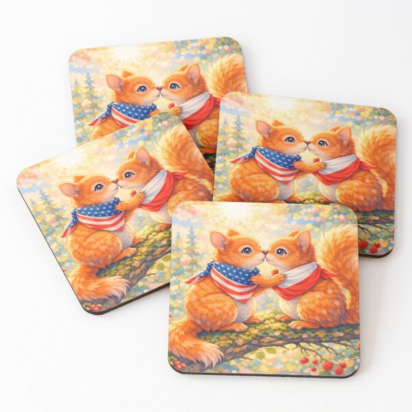 Item preview, Cute Squirrels in Love designed and sold by M-Y-A-R-T-.