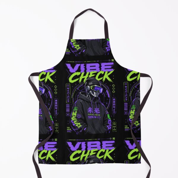Item preview, Cyberpunk Vibe Check Futuristic Anime Streetwear Art designed and sold by Bhinfy.