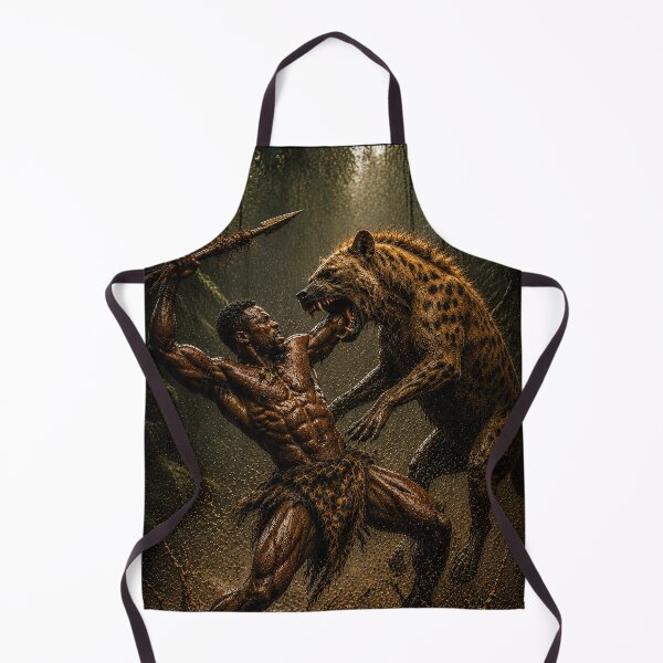 Item preview, EPIC NATURE - Man and a Hiena designed and sold by MetusArt.
