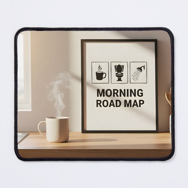 Item preview, Your Days Beginning Simplified: Arabic Morning Routine Tracker Kitchen Print designed and sold by Creative-RE.