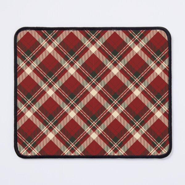Item preview, Red, White and Dark Grey Tartan Pattern designed and sold by TeeGeeTees.