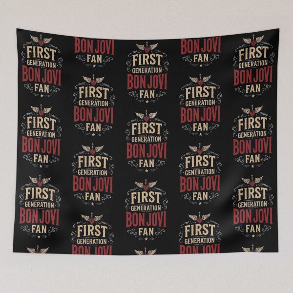 Aperçu de l'œuvre Fan de Bon Jovi de première génération créée et vendue par Vanthuandesign.