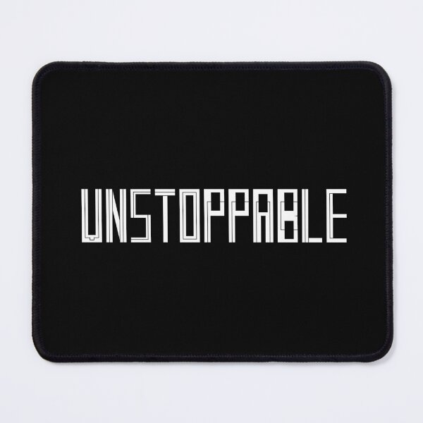 Item preview, Unstoppable White Typography, Bold Motivational Quote Graphic Tee designed and sold by nimoxi.