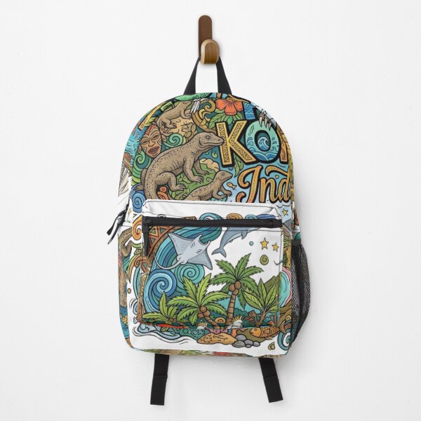 Item preview, Wonderful Pulau Komodo Indonesia Travel Souvenir Heritage Colorful Cultural Doodle designed and sold by arisukma11.