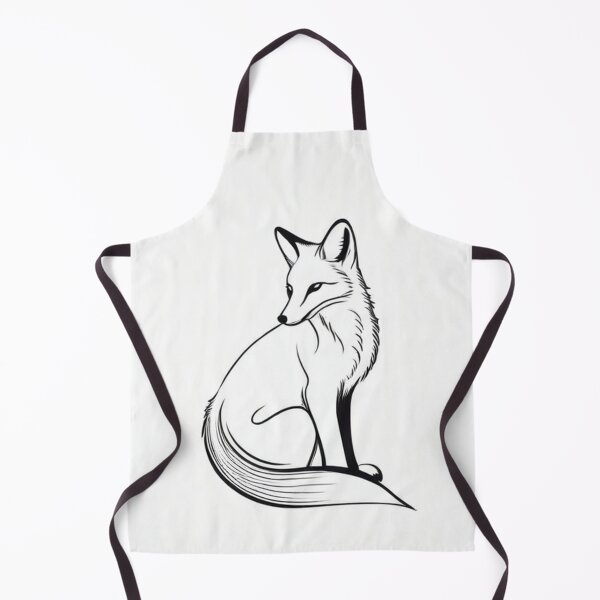 Item preview, Art - Stylized Fox, Modern Linear Illustration designed and sold by World-Pets.