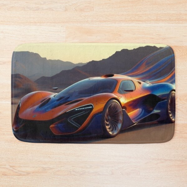 Item preview, Futuristic Hypercar Desert Speed - Abstract Automotive Art designed and sold by Nexus Space.