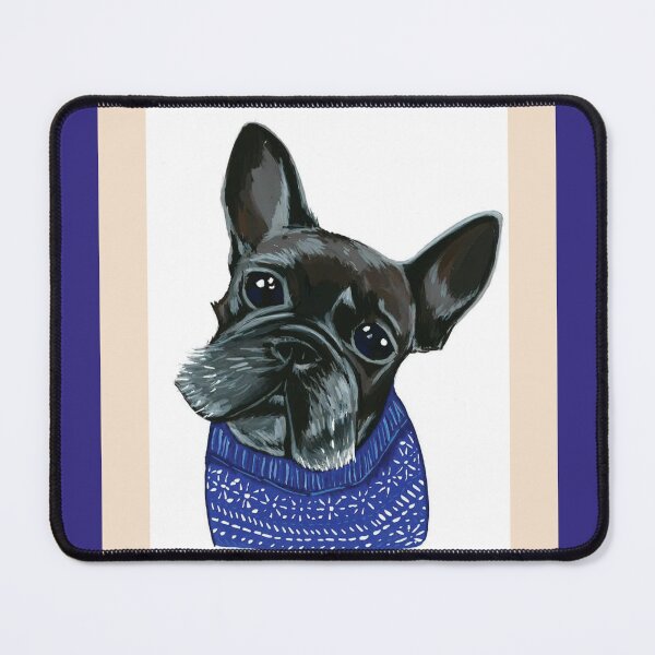 Item preview, French Bulldog Whimsical Art Print designed and sold by LauraCoxArt.