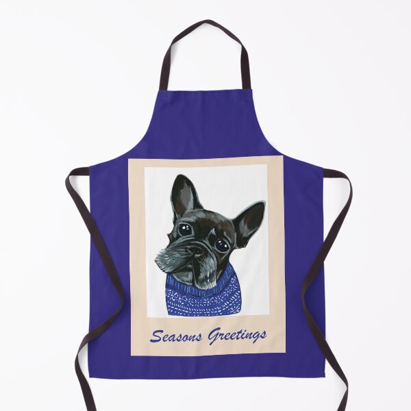 Item preview, French Bulldog Whimsical Art Print designed and sold by LauraCoxArt.