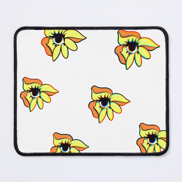 Item preview, Psychedelic Flower Eyes Neon Sticker Set designed and sold by immortalmoonimp.