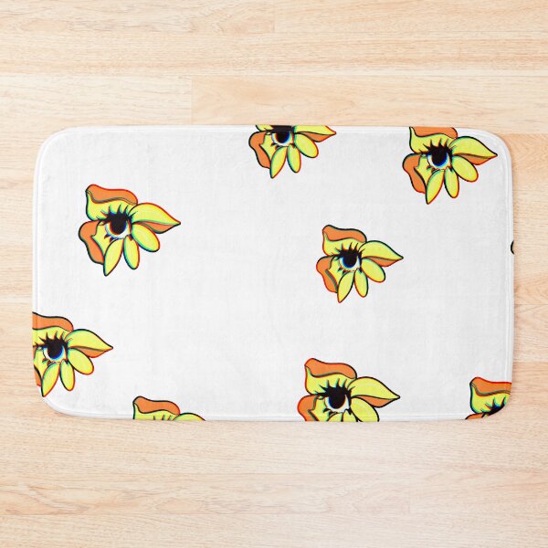Item preview, Psychedelic Flower Eyes Neon Sticker Set designed and sold by immortalmoonimp.