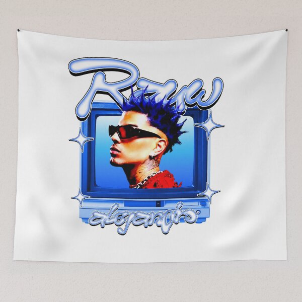 Item preview, Blue Glow Typography Latin Singer designed and sold by DeadTired666.