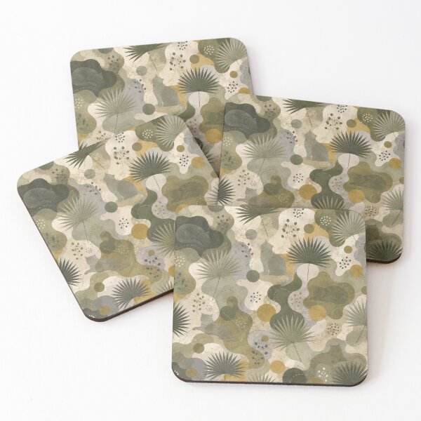 Item preview, Tropical Botanical Cat Pattern designed and sold by Mindworx21.