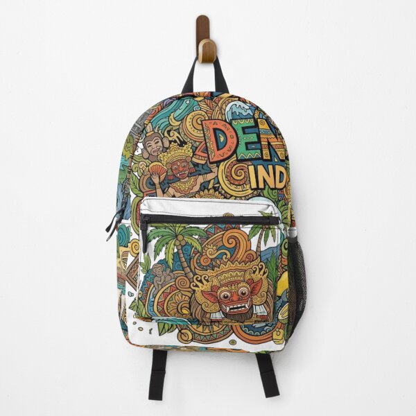 Item preview, Wonderful Denpasar Indonesia Travel Souvenir Heritage Colorful Cultural Doodle designed and sold by arisukma11.