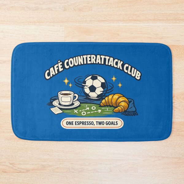 Item preview, Café Counterattack Club – Funny Espresso Soccer Fan Design designed and sold by Concrete Coffee Studio.