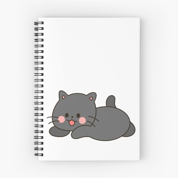 Item preview, Cute Hand Drawn Chonky Black Cat designed and sold by Porpor Artwork.
