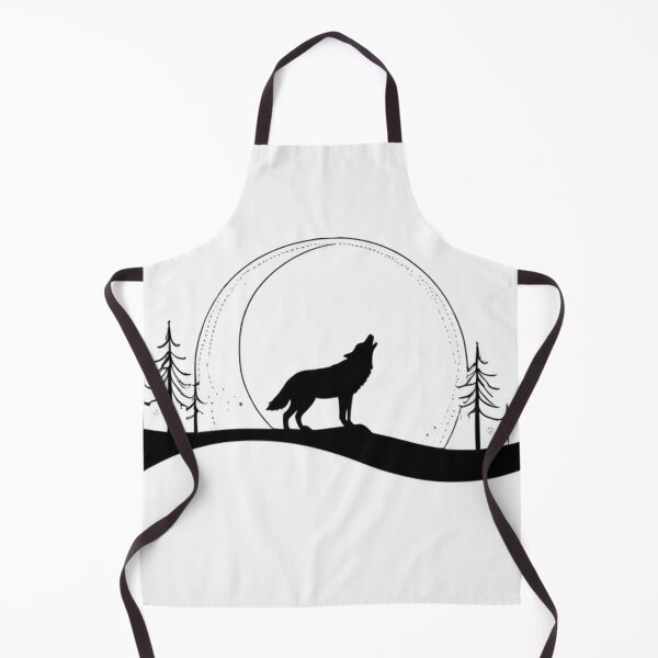 Item preview, Art - Stylized Wolf, Scandinavian Inspired Graphic Motifs designed and sold by World-Pets.