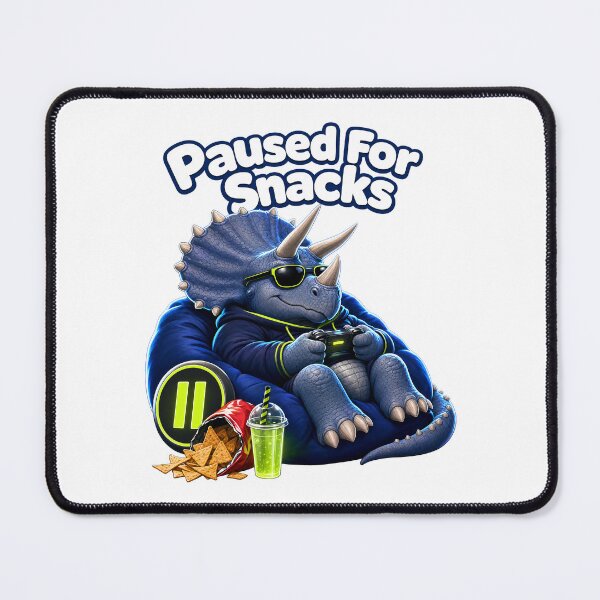 Item preview, Triceratops playing video games designed and sold by pirminio.