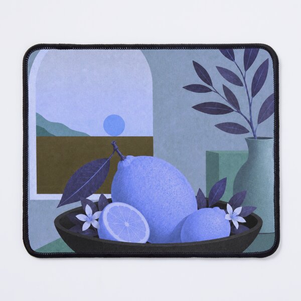 Item preview, Design Title Blue Lemon Serenity designed and sold by joycrysstudio.