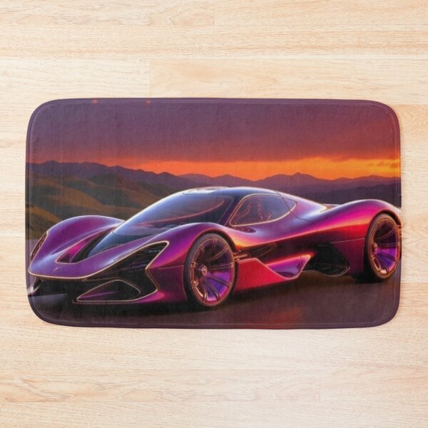 Item preview, Futuristic Iridescent Hypercar - Neon Cyberpunk Concept Car designed and sold by Nexus Space.