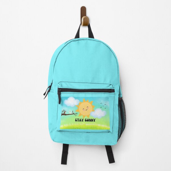 Item preview, Stay Sunny - Cute Retro Groovy Sun and Birds Positive Quote designed and sold by Frafri92.