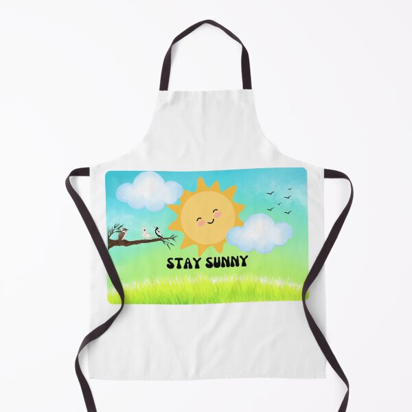 Item preview, Stay Sunny - Cute Retro Groovy Sun and Birds Positive Quote designed and sold by Frafri92.