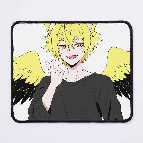 Item preview, Cute Fox Boy with Golden Wings and Playful Smile designed and sold by LeonGriggs.