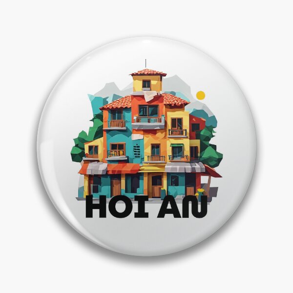 Item preview, Hoi An Vietnam Travel Poster - Abstract Ancient Town Cityscape Art designed and sold by OzzFrequency.