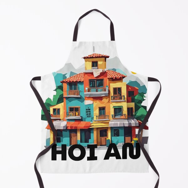 Item preview, Hoi An Vietnam Travel Poster - Abstract Ancient Town Cityscape Art designed and sold by OzzFrequency.