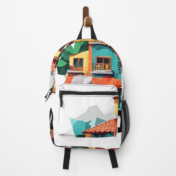 Item preview, Hoi An Vietnam Travel Poster - Abstract Ancient Town Cityscape Art designed and sold by OzzFrequency.